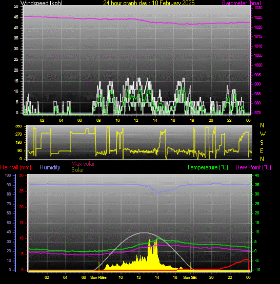 24 Hour Graph for Day 10